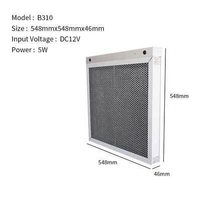 150mA-170mA 12V Filtro electrónico para el sistema de aire fresco AIR B310 corriente