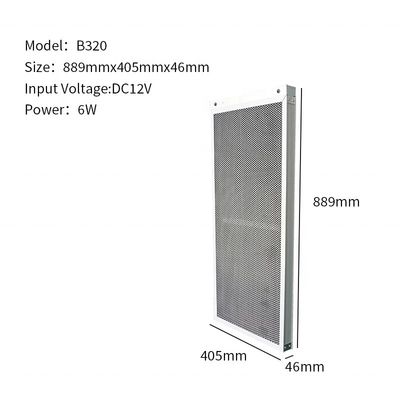 Buen precio Filtro de aire electrostático eléctrico de 12 V AIR B320 para la limpieza comercial del aire en línea