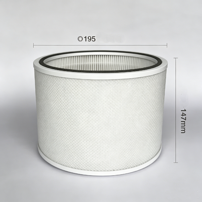 Buen precio H13 Filtro de purificador de aire HEPA verdadero para mascotas con captura de pelo de mascotas de doble capa y estado del filtro visual en línea