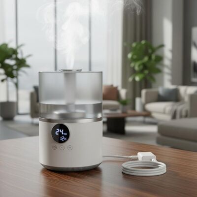 Buen precio Humidificador de aire ultrasónico por cable USB de 24 V de voltaje con control de temporizador adecuado para espacios grandes y funcionamiento continuo en línea