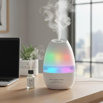 Buen precio Humidificador de oxígeno interior con aroma de humidificación ultrasónica con 7 luces de colores que mejoran la humedad del aire y el ambiente en los espacios de trabajo en línea