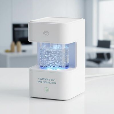 Buen precio Cobertura Generador de ácido hipocloroso de 3-8 metros cuadrados hecho de plástico ABS ofreciendo capacidades de desinfección seguras en línea